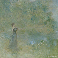 烟火对影赏采集到Thomas Wilmer Dewing