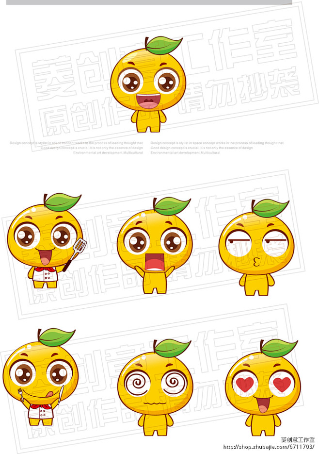 蜜饯水果干休闲零食卡通形象设计卡通形象漫画设计猪八戒网