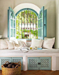 Wonderful window and sitting area. | Home & Furniture | Pinterest