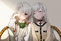 #某C爱吃葱# illust_id=74344154 #偶像大师灰姑娘女孩# #久川凪# #久川颯# #久川姉妹# #アイドルマスターシンデレラガールズ#  
「miroir」/「TheCold」的插画 [pixiv]
O网页链接 ​​​​