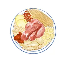 #插画#手绘汤疗食材——滋补养阳汤
党参、黄芪、当归、红枣、枸杞、羊肉、麦冬、生姜