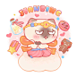 如果历史是一群喵超话 转发这组甜甜的敦煌喵喵，来年你也会变得超甜～«٩(*´ ꒳ `*)۶»