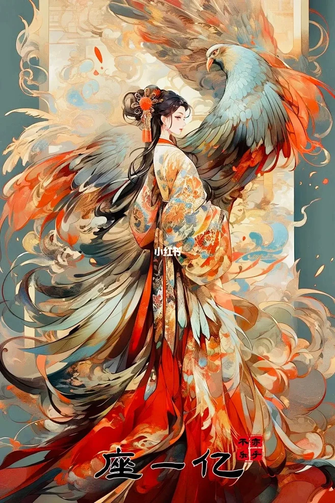 鸾鸟-花瓣网