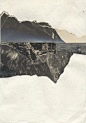 Melinda Laszczynski is a Cleveland-based artist I recently connected with. Her collaged landscapes are really breathtaking.