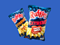 Ruffles packaging | Embalagem Ruffles - Cinema 4D : Ruffles Potato packaging, modeling in Cinema 4D R17.Embalagem da batata Ruffles, modelagem no Cinema 4D R17.