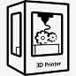 3D打印机工具设置图标png免抠素材_新图网ixintu.com