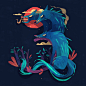 type monsters creatures A-Z alphabets mythology Folklore Character design  Legendary 36 days