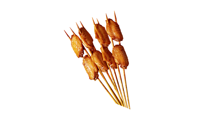 摄图网_501665406_烧烤烤鸡翅特...