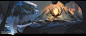 Ori and the Will of the Wisps - frozen garden & caves Concept Art, Sarah Morris : Some work I did for Ori and the Will of the Wisps