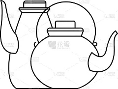 厨房器具,茶壶,饮料,黑色,壶,华丽的,传统,热,咖啡,食品