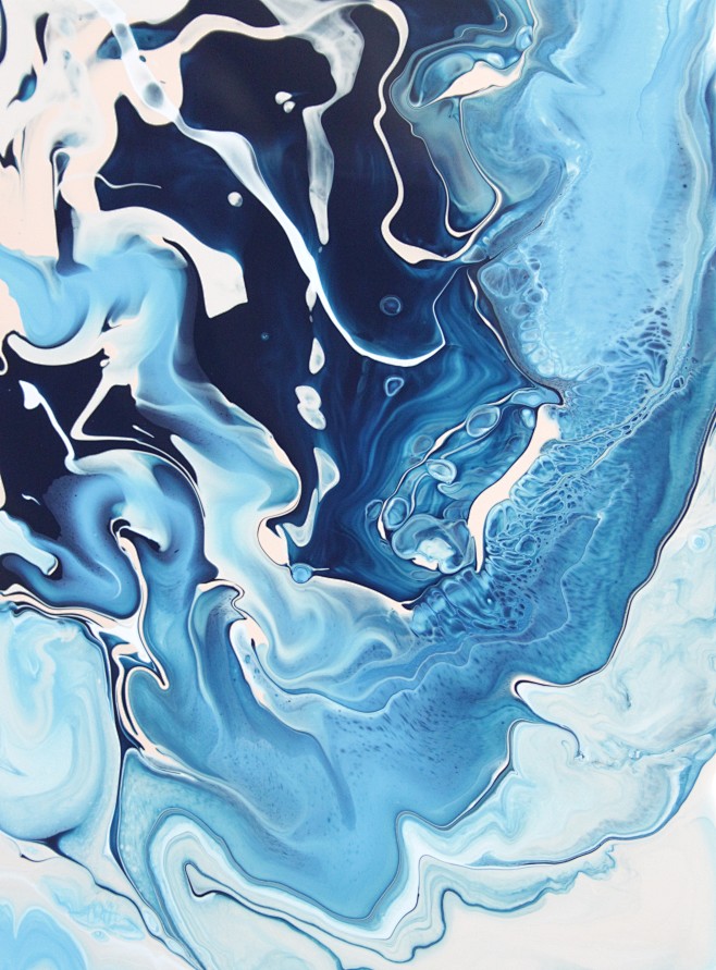 绿色油彩肌理大理石纹理水墨翡翠背景装饰画...