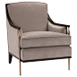 Bedroom:  Baker Furniture : Galerie Chair - 7384C : André Arbus: 