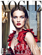 #杂志封面 Cover#Vogue España December 2015 : Natalia Vodianova by Nico Bustos，水果娜为西班牙版Vogue收官，话说VE换了新版头乍一看还以为是Preview呢...