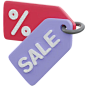 Sale Tag  3D Icon
