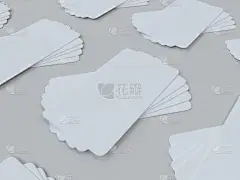 空白的现代名片模板与裁剪.空白设计演示文稿，用于企业身份演示、广告、个人演示、文具演示、图形设计演示