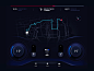 Climate control for HMI motion icons climate navigation dashboard cluster head product automotive ux hmi ui