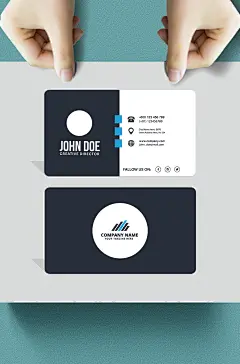 极简高端大气商务名片