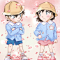 名侦探柯南  新兰  工藤新一  毛利兰  P站:A丶ShinRan