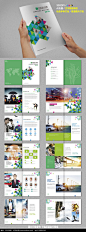 时尚多色菱形企业画册AI素材下载_企业画册|宣传画册设计图片