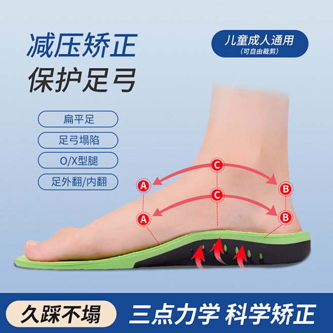 矫正鞋垫 主图