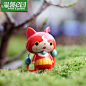 温馨e园 苔藓微景观饰品 卡通恶魔火娃娃公仔 DIY组装小摆件玩具-淘宝网