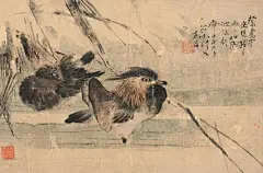 　高剑父（1879—1951）是岭南画派的创始人之一。他本名麟，后易作崙，字爵廷，别署老剑，剑庐等，广东番禺人。光绪十八年（1892），高剑父拜于广东著名花鸟画家居廉（1828－1904）门下，开始学习花卉、草虫的画法，奠定传统国画根基。光绪二十五年（1899），再拜同门好友伍德彝为师。伍氏为晚清广州望族，其父伍延鎏亦为画家，所居万松园、镜香池馆、浮碧亭等，富藏历代名家翰墨。高氏从居廉的学习经历使其熟练地掌握了自清初恽南田以来的没骨花卉画法，从伍德彝游则得以遍览伍氏家藏历代名家翰墨，因而画艺猛进。
　　但