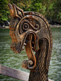 Dragon heads on the bow of the viking ships were supposed to protect against the evil spirits of the sea.: 