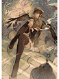插画鉴赏 NO.98｜暗黑东方复古风 - 小红书