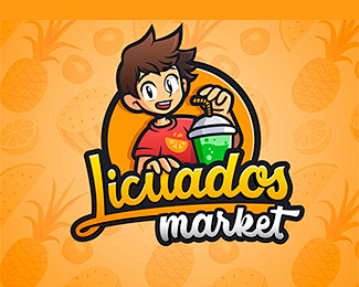 Licuados饮品店logo 饮品店l...