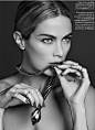 Carolyn Murphy In 'Una Historia Personal' By David Roemer For S Moda November 15, 2014 - 3 Sensual Fashion Editorials | Art Exhibits - Women's Fashion & Lifestyle News From Anne of Carversville :  

 Model Carolyn Murphy showcases leopard prints from 