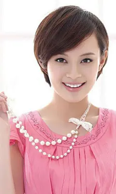孙俪短发甜美写真手机壁纸 480x800
