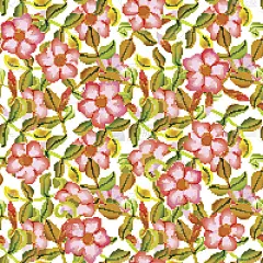 春花园无缝图案