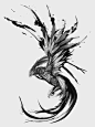 Rising Phoenix. I think this would look nice on the arm or even along the side of the rib cage.: 