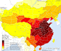 各地区历史上被中国统治的累计年数