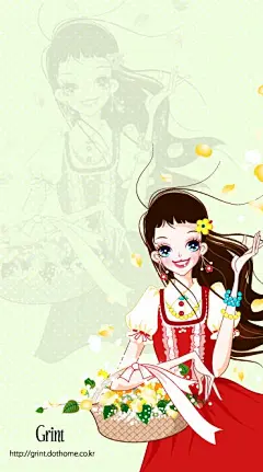 韩国grint时尚插画欣赏(一) #采集大赛#