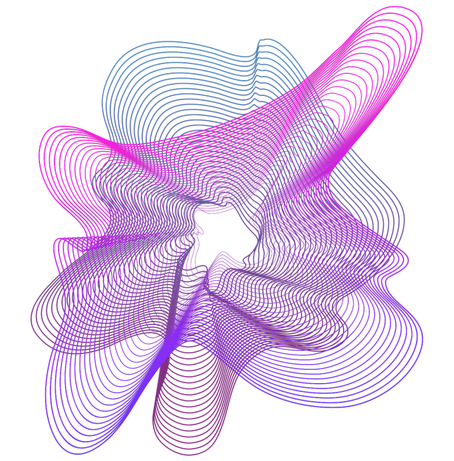 波点几何抽象线条科技感_PNG：