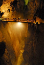 glory beyond our reach by Martin Sharman | Flickr - Photo Sharing! Underground cavern.