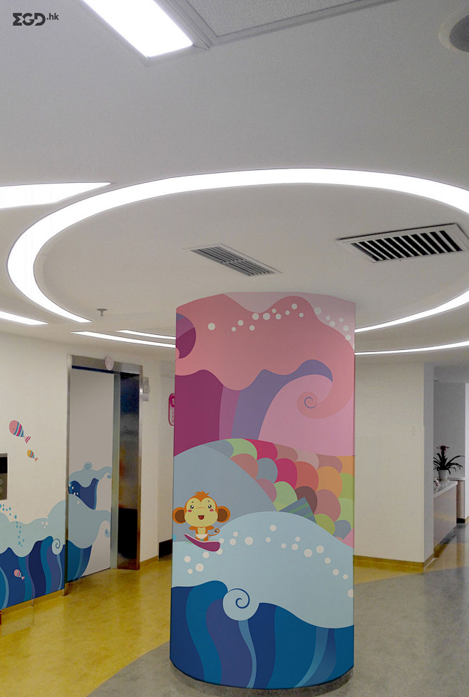 北京东区儿童医院EGD环境图形设计 © ...