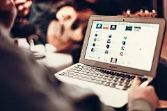 Macbook, 笔记本, 苹果, 设备, 小样, 计算机, 通讯, 显示, 互联网, 学习, 写作, 学生