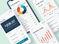 Energy App data viz product design data visualization sketch flow minimal analytics graph iphonex bill data energy app mobile ux ui