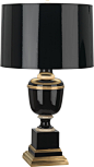 Annika Table Lamp, Black - traditional - Table Lamps - Masins Furniture