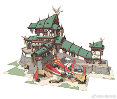 阿十九采集到场景(单体设计