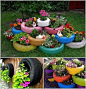 20+ Fab DIY Ideas to Repurpose Old Tires for Home and Garden | www.FabArtDIY.com - Part 3