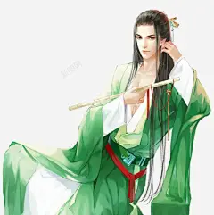 古代 手绘 美男 英雄 元素 免抠png 设计图片 免费下载 页面网页 平面电商 创意素材