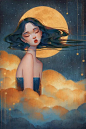插画师ankymoore 复古细腻扁平风