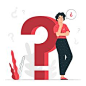 Questions concept illustration | Free Vector #Freepik #freevector #people #question #question-mark #mark