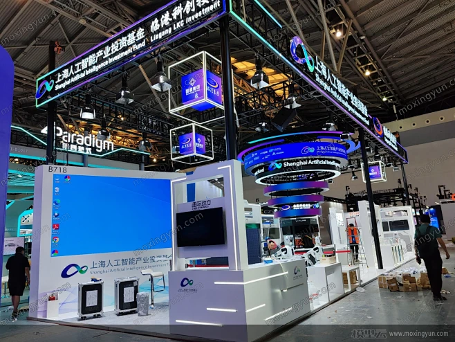 2024世界人工智能大会展会现场照片-花瓣网