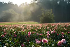 杜鹃花四季花海自然风景