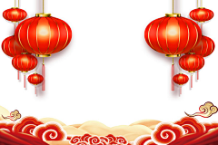 江忻采集到新春过年海报背景