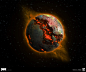 Doom 2016 Environment Orbital Dead P